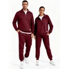 image:imageJMIERR Mens Track Suits 2 Piece Outfits Quarter Zipper Polo Shirt Tracksuit amp Joggers Sweatpants Sweatsuit SetsRed