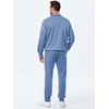 image:imageJMIERR Mens Track Suits 2 Piece Outfits Quarter Zipper Polo Shirt Tracksuit amp Joggers Sweatpants Sweatsuit SetsSky Blue