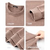 image:imageJMIERR Mens Acid Wash Cotton Vintage Relaxed Fit Crewneck Sweatshirt  Ribbed Collar Cuffs Long Sleeve Casual Pullover Drop Shoulder Y2K Streetwear Top Weekend Outings Fall Winter FashionSmoke Gray