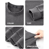 image:imageJMIERR Mens Acid Wash Cotton Vintage Relaxed Fit Crewneck Sweatshirt  Ribbed Collar Cuffs Long Sleeve Casual Pullover Drop Shoulder Y2K Streetwear Top Weekend Outings Fall Winter FashionDark Grey