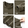 image:imageJMIERR Mens Acid Wash Cotton Vintage Relaxed Fit Crewneck Sweatshirt  Ribbed Collar Cuffs Long Sleeve Casual Pullover Drop Shoulder Y2K Streetwear Top Weekend Outings Fall Winter FashionMoss Green