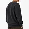 image:imageJMIERR Mens Acid Wash Cotton Vintage Relaxed Fit Crewneck Sweatshirt  Ribbed Collar Cuffs Long Sleeve Casual Pullover Drop Shoulder Y2K Streetwear Top Weekend Outings Fall Winter FashionBlack