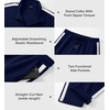 image:imageJMIERR Mens Tracksuits 2 Piece Sweat Suit Full Zip Jacket amp Sweatpants  Full Zip Casual Jacket Joggers Loungewear Warm Up Suits Fall Sports Outfits Jogging SuitsNavy Blue