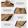 image:imageJMIERR Mens Tracksuits 2 Piece Sweat Suit Full Zip Jacket amp Sweatpants  Full Zip Casual Jacket Joggers Loungewear Warm Up Suits Fall Sports Outfits Jogging SuitsCamel