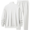 image:imageJMIERR Mens Tracksuits 2 Piece Sweat Suit Full Zip Jacket amp Sweatpants  Full Zip Casual Jacket Joggers Loungewear Warm Up Suits Fall Sports Outfits Jogging SuitsWhite