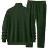image:imageJMIERR Mens Tracksuits 2 Piece Sweat Suit Full Zip Jacket amp Sweatpants  Full Zip Casual Jacket Joggers Loungewear Warm Up Suits Fall Sports Outfits Jogging SuitsGreen