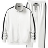 image:imageJMIERR Mens Tracksuits 2 Piece Sweat Suit Full Zip Jacket amp Sweatpants  Full Zip Casual Jacket Joggers Loungewear Warm Up Suits Fall Sports Outfits Jogging SuitsWhite