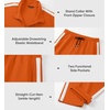 image:imageJMIERR Mens Tracksuits 2 Piece Sweat Suit Full Zip Jacket amp Sweatpants  Full Zip Casual Jacket Joggers Loungewear Warm Up Suits Fall Sports Outfits Jogging SuitsOrange