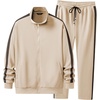 image:imageJMIERR Mens Tracksuits 2 Piece Sweat Suit Full Zip Jacket amp Sweatpants  Full Zip Casual Jacket Joggers Loungewear Warm Up Suits Fall Sports Outfits Jogging SuitsBeige