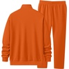 image:imageJMIERR Mens Tracksuits 2 Piece Sweat Suit Full Zip Jacket amp Sweatpants  Full Zip Casual Jacket Joggers Loungewear Warm Up Suits Fall Sports Outfits Jogging SuitsOrange