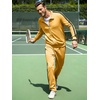 image:imageJMIERR Mens Tracksuits 2 Piece Sweat Suit Full Zip Jacket amp Sweatpants  Full Zip Casual Jacket Joggers Loungewear Warm Up Suits Fall Sports Outfits Jogging SuitsYellow