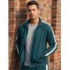 image:imageJMIERR Mens Tracksuits 2 Piece Sweat Suit Full Zip Jacket amp Sweatpants  Full Zip Casual Jacket Joggers Loungewear Warm Up Suits Fall Sports Outfits Jogging SuitsSea Green