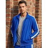 image:imageJMIERR Mens Tracksuits 2 Piece Sweat Suit Full Zip Jacket amp Sweatpants  Full Zip Casual Jacket Joggers Loungewear Warm Up Suits Fall Sports Outfits Jogging SuitsBlue