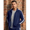 image:imageJMIERR Mens Tracksuits 2 Piece Sweat Suit Full Zip Jacket amp Sweatpants  Full Zip Casual Jacket Joggers Loungewear Warm Up Suits Fall Sports Outfits Jogging SuitsNavy Blue