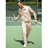 image:imageJMIERR Mens Tracksuits 2 Piece Sweat Suit Full Zip Jacket amp Sweatpants  Full Zip Casual Jacket Joggers Loungewear Warm Up Suits Fall Sports Outfits Jogging SuitsBeige