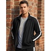 image:imageJMIERR Mens Tracksuits 2 Piece Sweat Suit Full Zip Jacket amp Sweatpants  Full Zip Casual Jacket Joggers Loungewear Warm Up Suits Fall Sports Outfits Jogging SuitsBlack