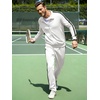 image:imageJMIERR Mens Tracksuits 2 Piece Sweat Suit Full Zip Jacket amp Sweatpants  Full Zip Casual Jacket Joggers Loungewear Warm Up Suits Fall Sports Outfits Jogging SuitsWhite