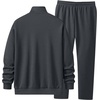 image:imageJMIERR Mens Tracksuits 2 Piece Sweat Suit Full Zip Jacket amp Sweatpants  Full Zip Casual Jacket Joggers Loungewear Warm Up Suits Fall Sports Outfits Jogging SuitsDark Grey