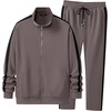 image:imageJMIERR Mens Tracksuits 2 Piece Sweat Suit Full Zip Jacket amp Sweatpants  Full Zip Casual Jacket Joggers Loungewear Warm Up Suits Fall Sports Outfits Jogging SuitsGrey