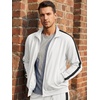image:imageJMIERR Mens Tracksuits 2 Piece Sweat Suit Full Zip Jacket amp Sweatpants  Full Zip Casual Jacket Joggers Loungewear Warm Up Suits Fall Sports Outfits Jogging SuitsWhite