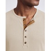 image:imageJMIERR Mens Henley Shirts Ribbed Long Sleeve T ShirtsApricot