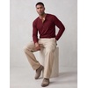 image:imageJMIERR Mens Henley Shirts Ribbed Long Sleeve T ShirtsBurgundy
