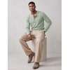 image:imageJMIERR Mens Henley Shirts Ribbed Long Sleeve T ShirtsLight Green