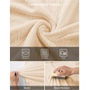 image:imageJMIERR Mens Textured Collared Casual Short Sleeve Knit Polo ShirtsApricot