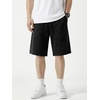 image:imageJMIERR Mens Acid Wash Cotton Loose Fit Drawstring Baggy Sweat ShortsBlack