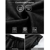 image:imageJMIERR Mens Acid Wash Cotton Loose Fit Drawstring Baggy Sweat ShortsBlack