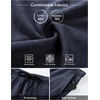 image:imageJMIERR Mens Acid Wash Cotton Loose Fit Drawstring Baggy Sweat ShortsCarbon Grey