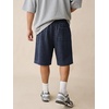 image:imageJMIERR Mens Acid Wash Cotton Loose Fit Drawstring Baggy Sweat ShortsCarbon Grey