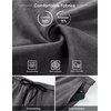 image:imageJMIERR Mens Acid Wash Cotton Loose Fit Drawstring Baggy Sweat ShortsDark Grey