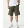 image:imageJMIERR Mens Acid Wash Cotton Loose Fit Drawstring Baggy Sweat ShortsJungle Green