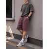image:imageJMIERR Mens Acid Wash Cotton Loose Fit Drawstring Baggy Sweat ShortsWild Ginger