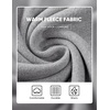 image:imageJMIERR Mens Hooded Pullover Fleece Long Sleeve Muscle Fit Henley ShirtsGray