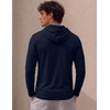 image:imageJMIERR Mens Hooded Pullover Fleece Long Sleeve Muscle Fit Henley ShirtsNavy Blue