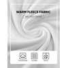 image:imageJMIERR Mens Hooded Pullover Fleece Long Sleeve Muscle Fit Henley ShirtsWhite