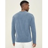 image:imageJMIERR Mens Long Sleeve Wash Cotton Henley ShirtsDark Blue