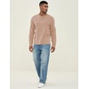 image:imageJMIERR Mens Long Sleeve Wash Cotton Henley ShirtsKhaki