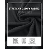 image:imageJMIERR Mens Quarter Zip Pullover Muscle Fit Ribbed Long Sleeve Gym T ShirtsA Carbon Grey
