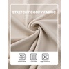 image:imageJMIERR Mens Quarter Zip Pullover Muscle Fit Ribbed Long Sleeve Gym T ShirtsA Parchment
