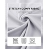 image:imageJMIERR Mens Quarter Zip Pullover Muscle Fit Ribbed Long Sleeve Gym T ShirtsA White
