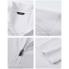 image:imageJMIERR Mens Quarter Zip Pullover Muscle Fit Ribbed Long Sleeve Gym T ShirtsA White
