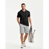 image:imageJMIERR Mens Short Sleeve Hoodie Lightweight Hooded Tshirts with PocketBlack