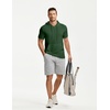 image:imageJMIERR Mens Short Sleeve Hoodie Lightweight Hooded Tshirts with PocketDark Green