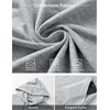 image:imageJMIERR Mens Short Sleeve Hoodie Lightweight Hooded Tshirts with PocketGrey