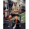 image:imageJMIERR Mens Short Sleeve Hoodie Lightweight Hooded Tshirts with PocketKhaki