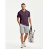 image:imageJMIERR Mens Short Sleeve Hoodie Lightweight Hooded Tshirts with PocketPurple