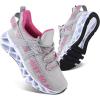 imageVivay Kids Girls Shoes Boy Tennis Sport Running Sneakers Casual Walking Fashion Sneakers1bgreypink